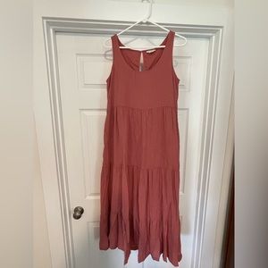 Pink Nicole Miller maxi dress